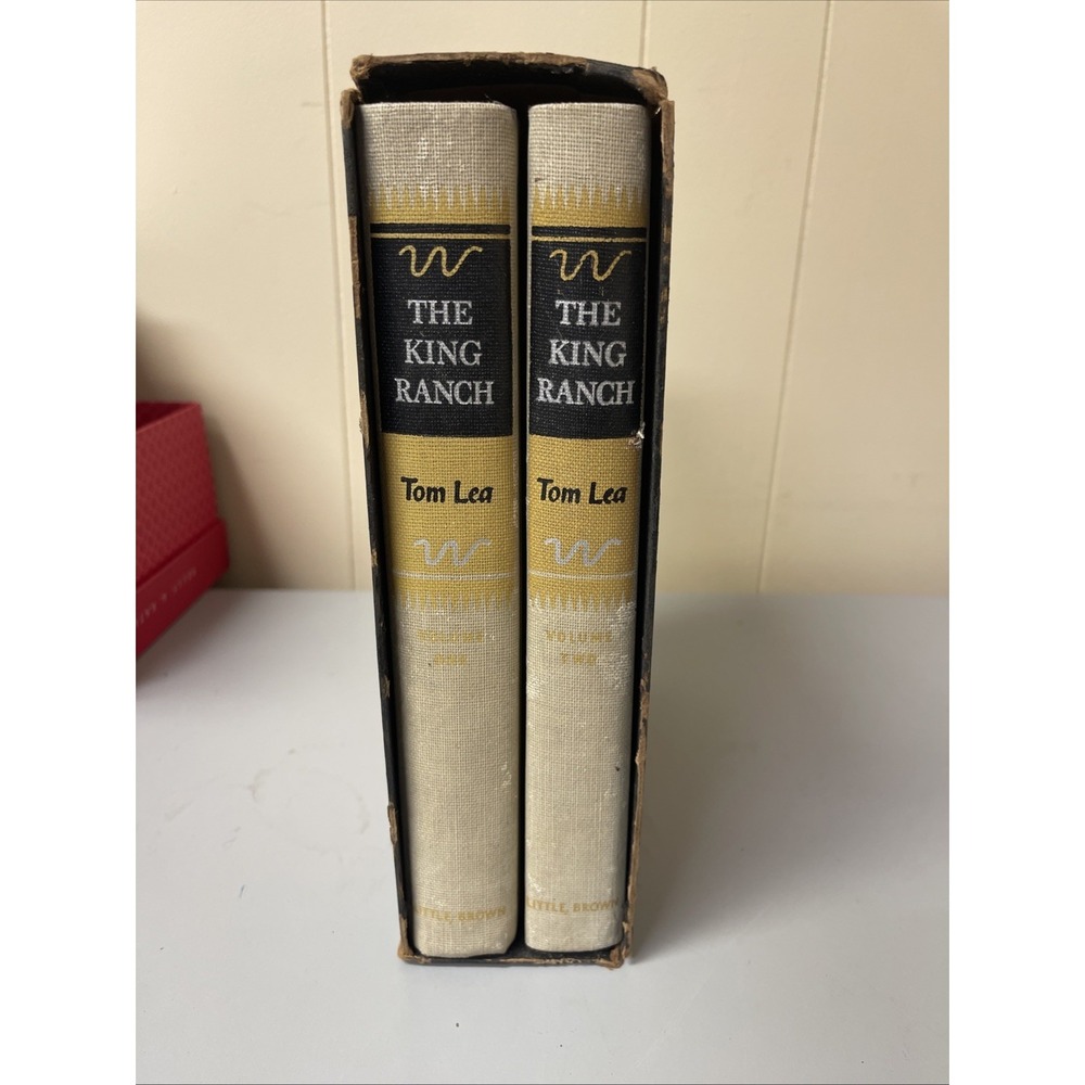 The King Ranch Tom Lea 2 Vol Set 1st Edition 1st Printing W/ Slipcase Texas 1957 View 4